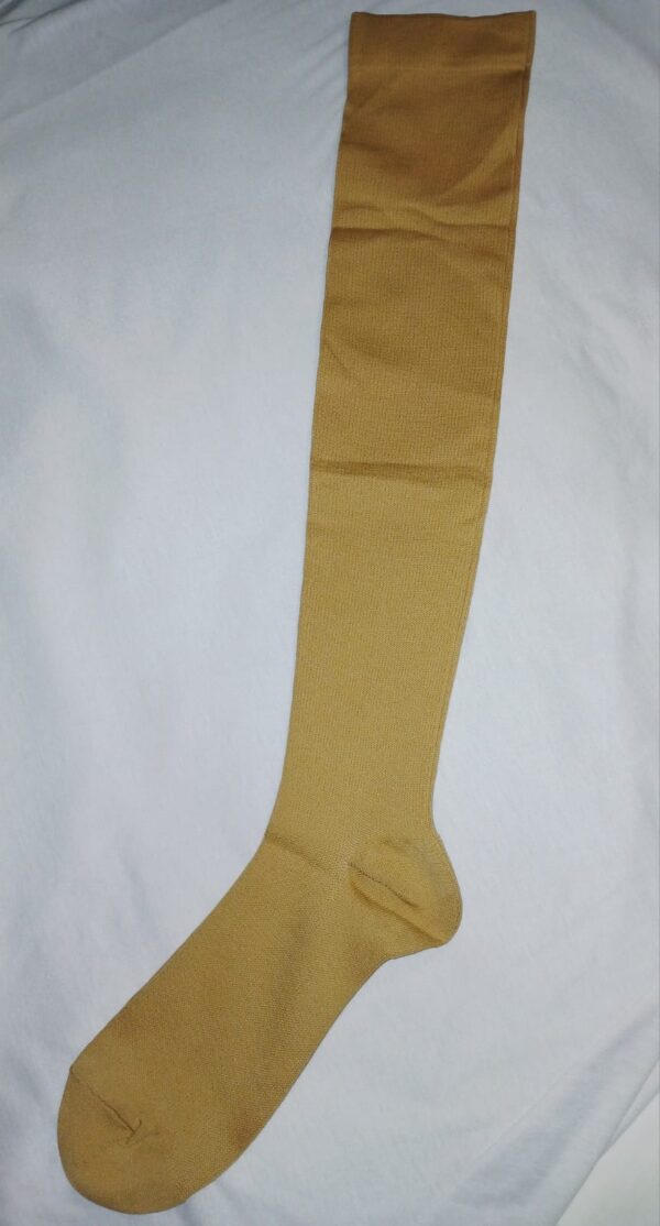 Beige Above Knee Compression Stockings